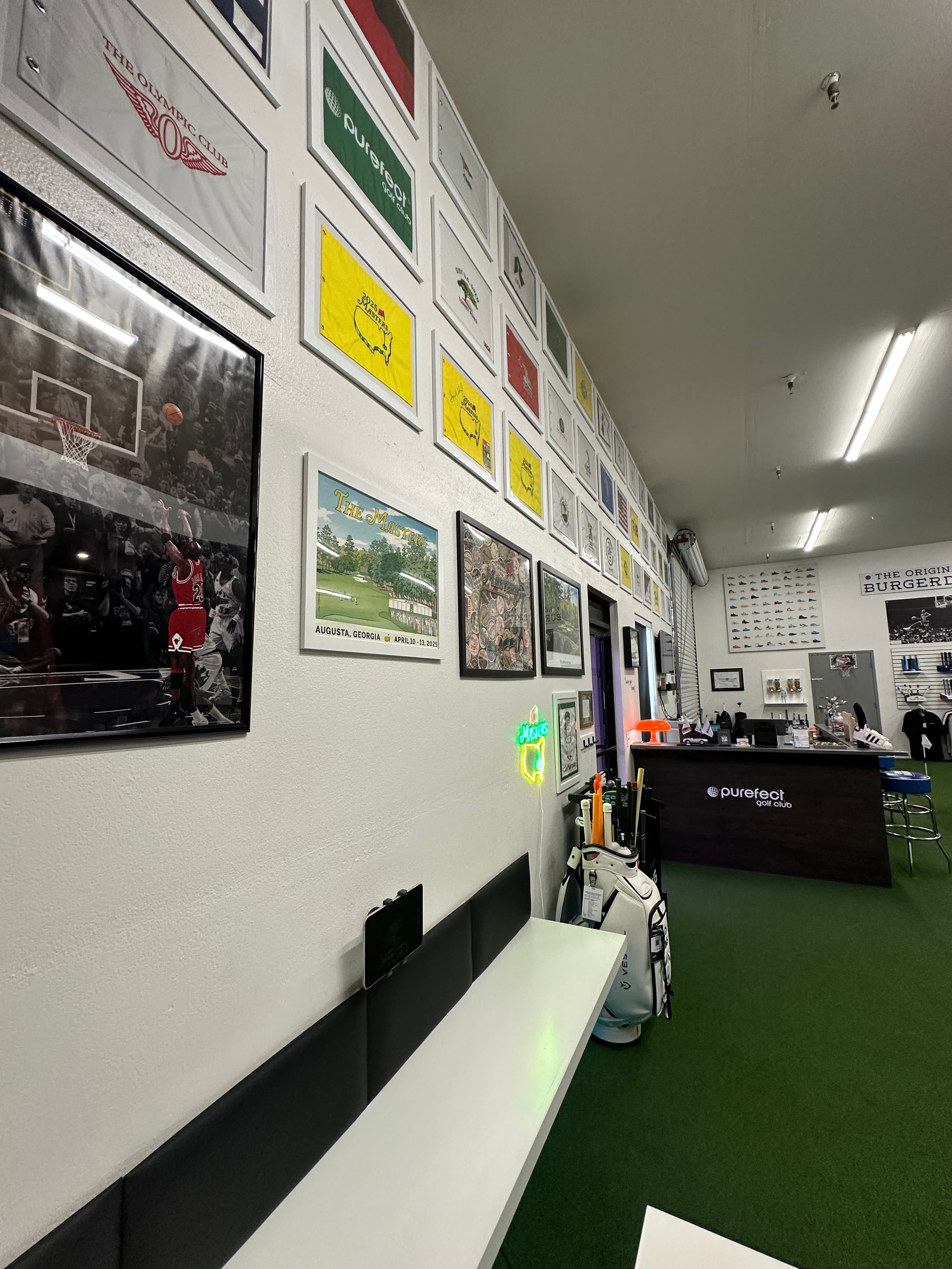 Inside the studio